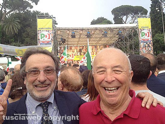 Severo Severo Bruno con Sandro Mancinelli