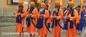Il plotone dei Sikh con la sciabola