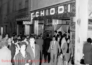 Il negozio di Chiodo negli anni '60
