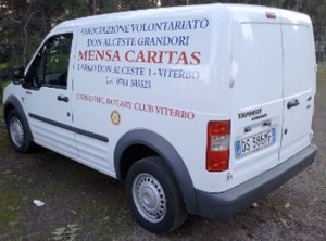 Il furgone donato alla Caritas diocesana