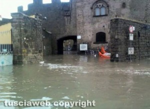 Viterbo sotto l'acqua - Porta San Pietro