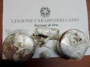 La cocaina sequestrata