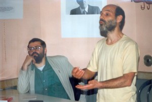 Carlo Galeotti con Francuccio Gesualdi