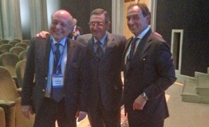 Società di pediatria ospedaliera - Gli ex presidenti e il neo eletto Giorgio Bracaglia