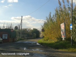Viterbo - La strada che dovrebbe portare a Castel D'Asso