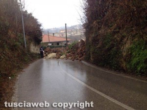 Maltempo - Una frana - Foto di repertorio