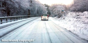 Viterbo - Neve sulla Cimina