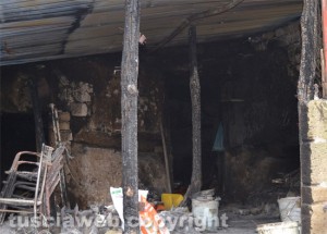 Farnese - Il terreno di Dario Pomarè devastato