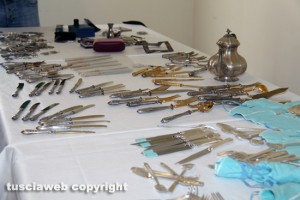 L'operazione dei carabinieri "Silver and gold"