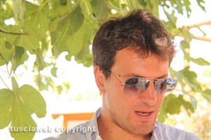 Luca Marcoccia, membro dell'associazione di promozione del Bagnaccio