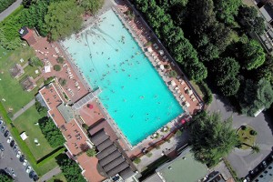 La piscina delle Terme dei papi