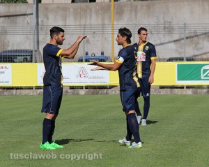Sport - Calcio - Viterbese - I difensori Alessandro Dalmazzi e Stefano Scardala
