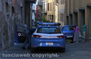 Viterbo - Polizia nel centro storico