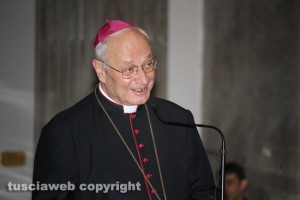 Viterbo - Il vescovo Lino Fumagalli
