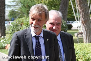 Viterbo - Il ministro Graziano Delrio con Giuseppe Fioroni