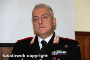 Viterbo - Il tenente Maurizio Iannaccone, comandante del Norm dei carabinieri