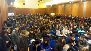 Gli studenti all'Open day dell'Unitus