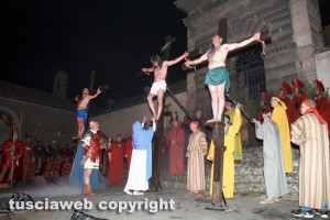 Bagnaia - La processione del Cristo morto