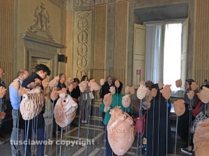Viterbo - L'inaugurazione della biennale d'arte