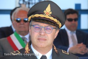 Il comandante dei vigili del fuoco Giuseppe Paduano