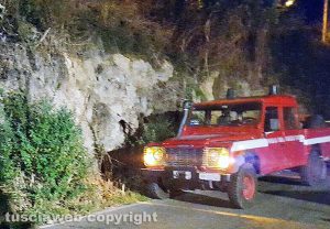 Un intervento dei vigili del fuoco