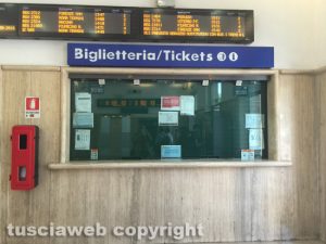 La stazione di Orte - La biglietteria