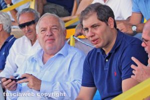 Sport - Calcio - Viterbese - Il patron Piero Camilli col figlio Luciano