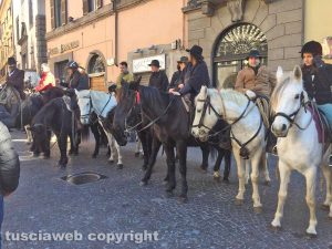 Viterbo - La benedizione degli animali in piazza del Comune