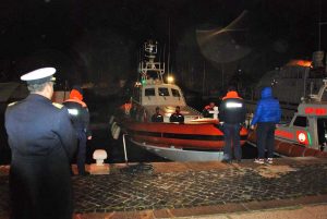 Una motovedetta della Guardia Costiera