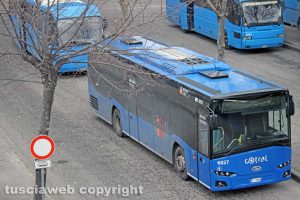 Viterbo - Alcuni bus Cotral a Riello