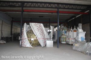 Santa Rosa - Le 5 macchine conservate al capannone