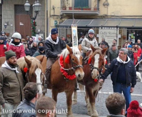 Soriano nel Cimino - La benedizione degli animali per sant'Antonio