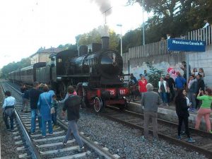 Roma - Il treno d'epoca a vapore