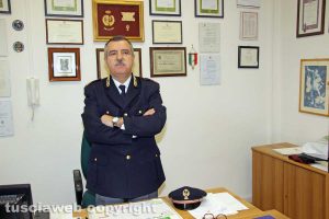 Viterbo - Polfer - Il comandante sostituto commissario Marco Buttinelli