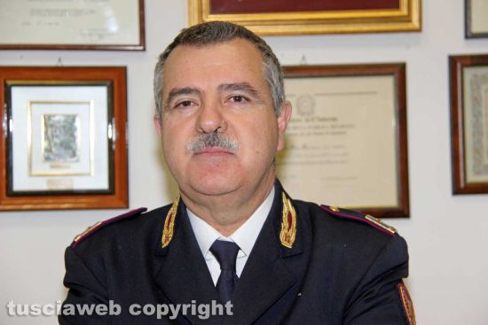 Viterbo - Polfer - Il comandante sostituto commissario Marco Buttinelli
