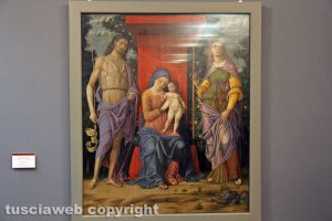 Viterbo - Mantegna - Madonna con Bambino e Santi al Museo civico