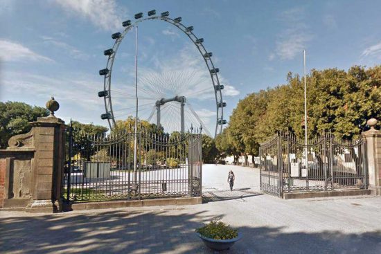 Viterbo - Ruota panoramica a pratogiardino Lucio Battisti