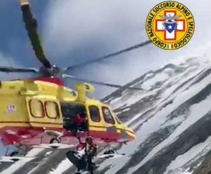 Abruzzo - L'intervento di recupero del Soccorso alpino