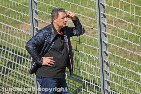 Viterbo - Giulio Marini allo stadio Rocchi