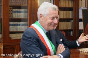 Viterbo - Il sindaco Leonardo Michelini