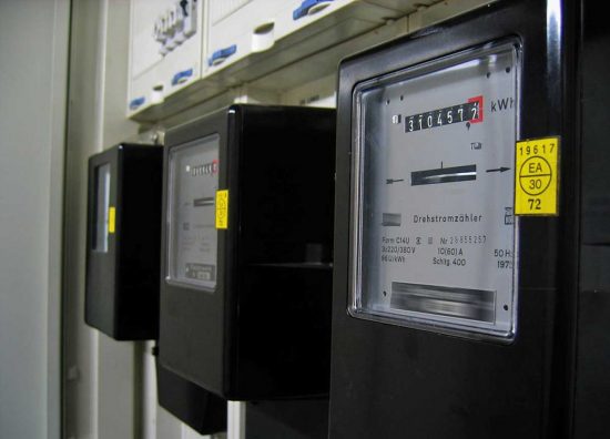 Un contatore d'energia elettrica