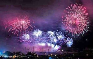 I fuochi d'artificio della ditta Poleggi di Canepina