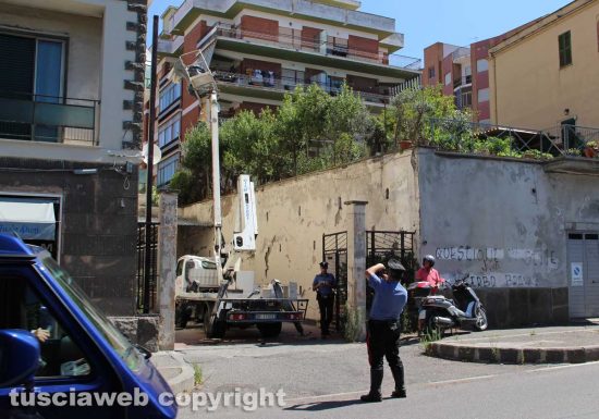 Viterbo - Incidente sul lavoro in via della Palazzina