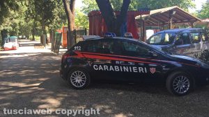 Viterbo - Le giostre a Pratogiardino Lucio Battisti - Sopralluogo dei carabinieri dopo il furto