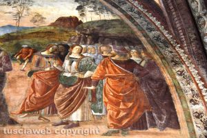 Tarquinia - Gli affreschi del duomo restaurati