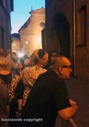 Viterbo - Tina Cipollari alle cene dei facchini