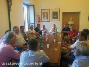 La riunione del centrodestra a Tuscania