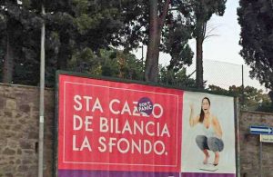La pubblicità di una palestra finisce su Welcome to favelas