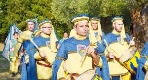 Sbandieratori e musici Santa Rosa a Heves in Ungheria