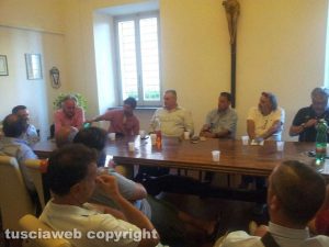 La riunione del centrodestra a Tuscania
